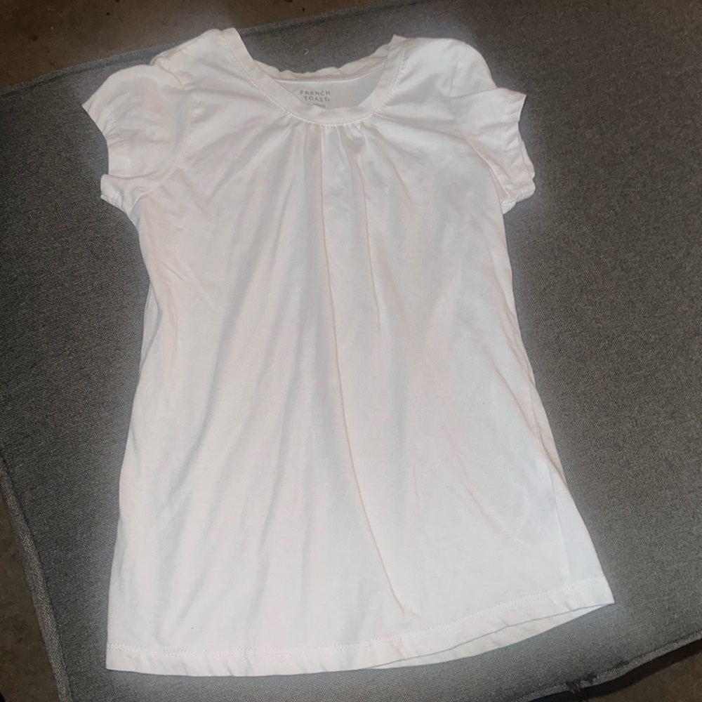 Girls White Tee